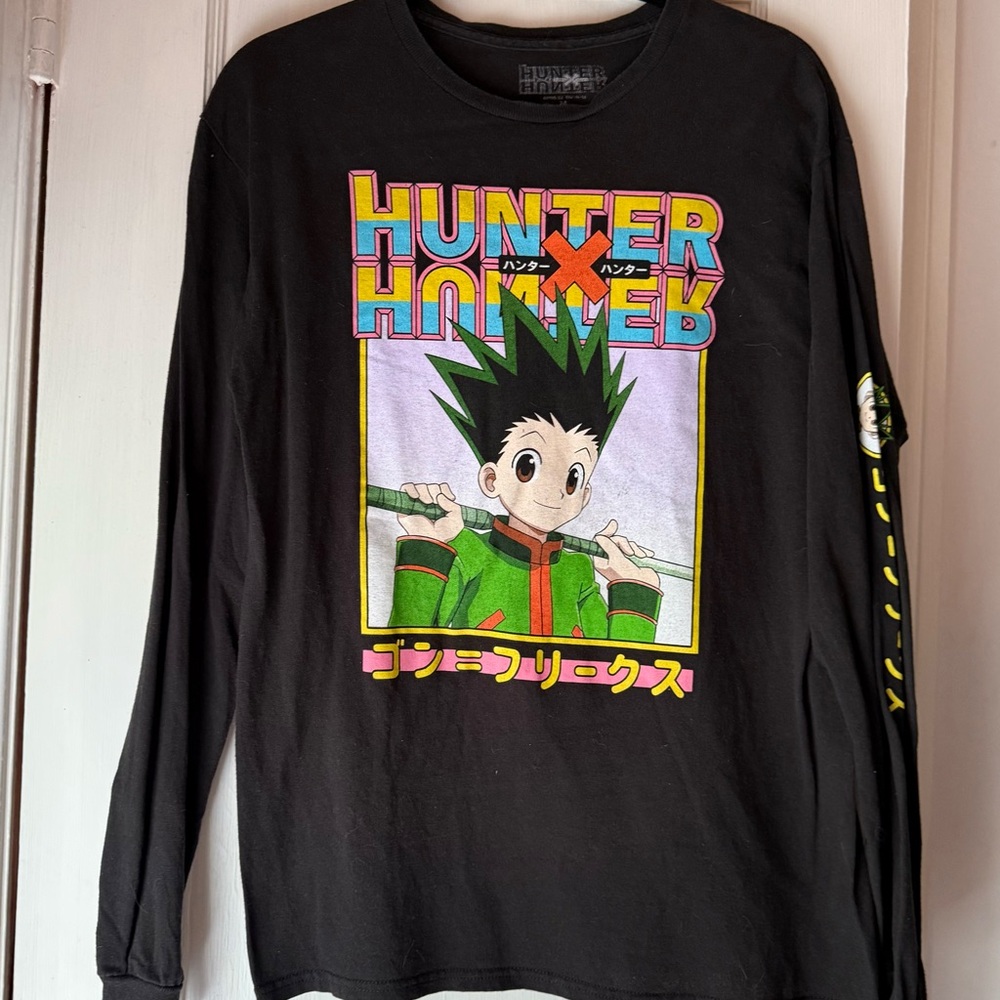 Hunter x Hunter Black Long Sleeve Tshirt